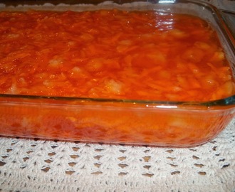 Orange Carrot Jello Salad: