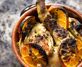 Pollo al forno con finocchi e clementine al profumo di Varnelli – quando delicati sentori di anice inebriano casa -