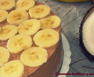 Pastel  de plátano y coco (Cheesecake)