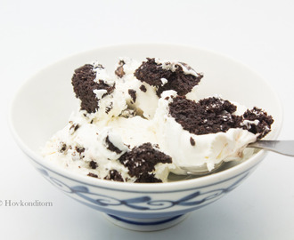 Easy Daim Brownie Ice Cream