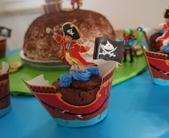 Eine Pirateninsel als Torte zum Kindergeburtstag