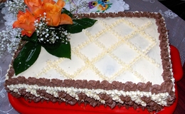 tort z masą maślaną prostokątny