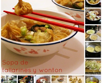 Sopa de tallarines y wonton de Ching-He Huang
