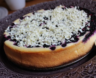 Blueberry cheesecake!