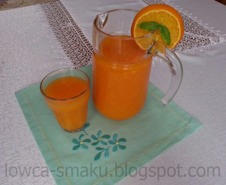 Sok pomarańczowo - marchewkowy własnej roboty