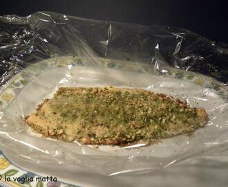 Filetto di trota salmonata in crosta aromatica e mandorle
