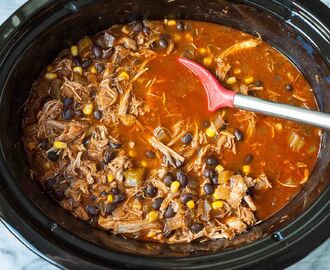 Easy Slow Cooker Chicken Chili