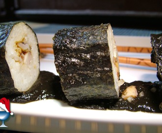 ESPECIAL SALSA NEGRA III: Sushi de chipirón