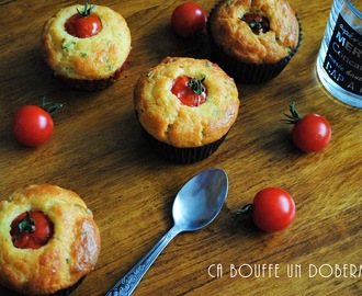 Apéritif Dînatoire : Les Muffins aux tomates cerises et chorizo