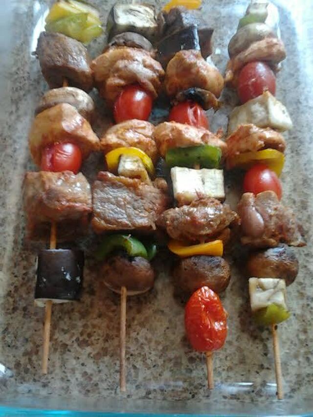 Oven Grilled Shish Kebabs
