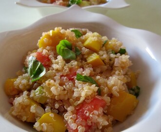 Salade de quinoa aux légumes d’été