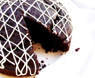DOUBLE CHOCOLATE ZUCCHINI OLIVE OIL CAKE ...mighty delicious!