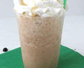 Copycat Starbucks Caramel Frappuccino Recipe!