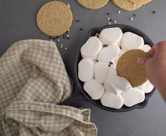 S’mores dip uit de oven (marshmallow & chocolade)