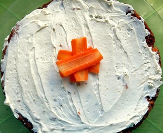 Ciasto marchewkowe z polewą z serka mascarpone