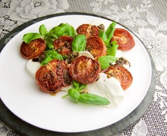 Recept Geroosterde tomaten met mozzarella