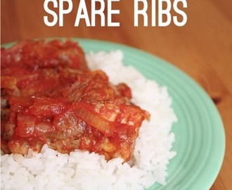 Spare Ribs Recipe, Baked in the Oven
