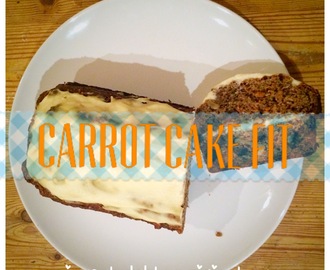Carrot cake fit o pastel de zanahoria fitness