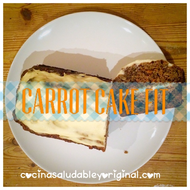 Carrot cake fit o pastel de zanahoria fitness