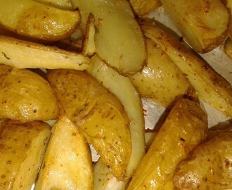 Low Fat Oven Baked Potato Wedges