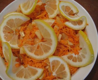 Ensalada de zanahoria y palmitos