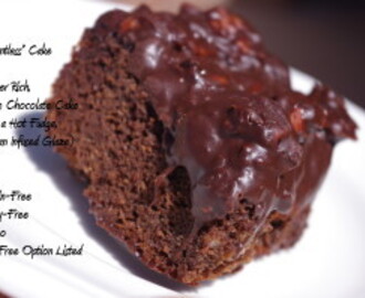 Dauntless Cake (aka: Super Rich, Warm Chocolate Cake) Grain-Free, Dairy-Free, Paleo, Nut-Free Option Listed