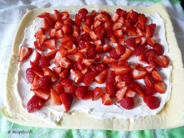 Dessert de fin d’été : Gâteau roulé aux fraises