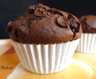 MUFFINS DE CHOCOLATE TIPO STARBUCKS  (thermomix y horno)