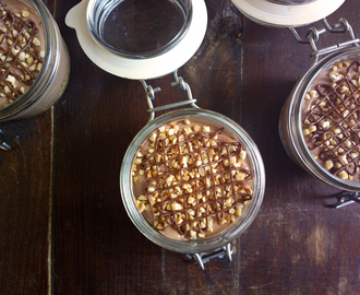 Cheesecake in a jar – nutella, ricotta e philadelphia