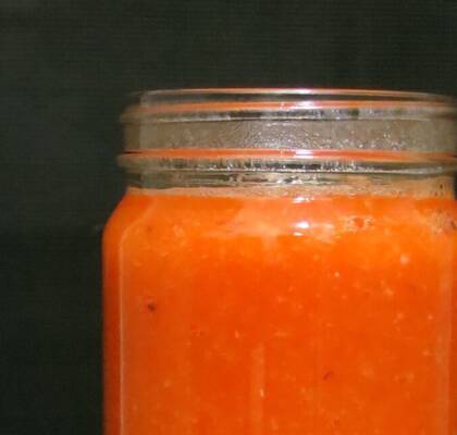 Carrot habanero HOT sauce
