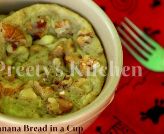 Banana Bread In A Cup (Microwave Recipe)