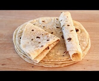 Tortillas de harina de trigo para fajitas, kebab, wraps, burritos ¡Blanditas y finas! - YouTube