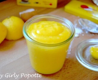 {Sans Gluten ni Lactose} Lemon 🍋 Curd Sans Beurre ©My Girly Popotte