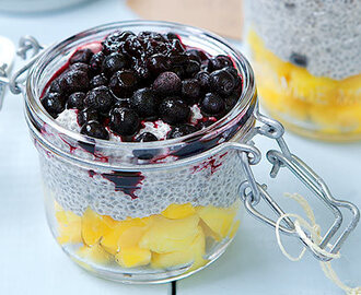 Chia pudding – Blueberry & vanilla
