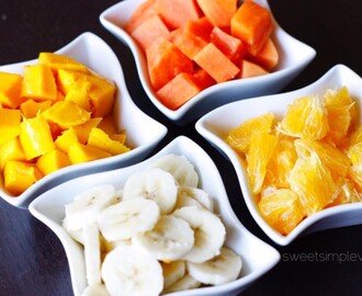 Come y Bebe Ecuatoriano Con Mango (Ecuadorian Tropical Fruit Salad)
