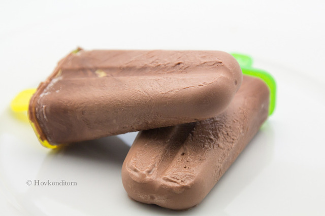 Chocolate Peanut Butter Protein Ice Cream Popsicles