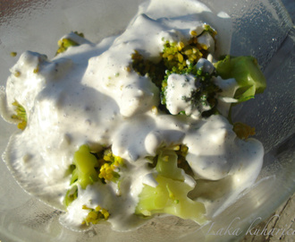 Cvjetići brokule s preljevom od Gorgonzole