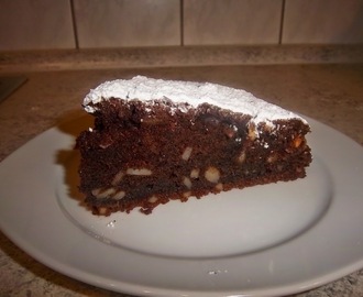 Blitzschneller Schokoladen- Mandel- Kuchen