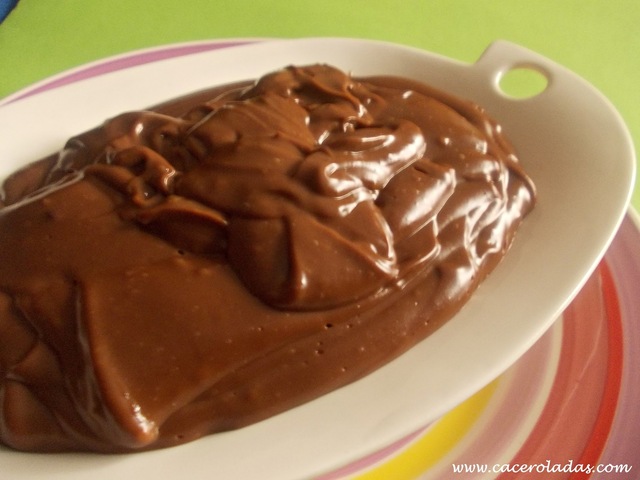 Crema pastelera de chocolate en (microondas)