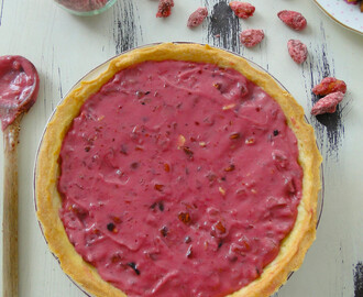 Pink praliné tart – La tarte aux pralinés roses