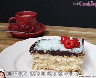Küpsisetort. La tarta de galletas más tradicional de Estonia.