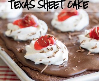 Black Forest Texas Sheet Cake Recipe