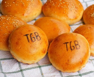 Pan tipo vienes para hamburguesas TGB