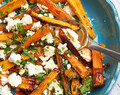 Möhrensticks mit Feta und Petersilie – Karotten aus dem Ofen