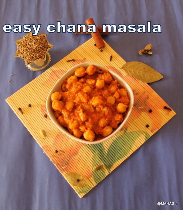 chick peas masala/chana masala/chole masala/How to make garbanzo beans spicy masala gravy/Indian vegetarian gravy dishes for rotis/step by step pictures