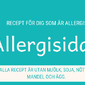 Allergisidan - Recept för allergiker