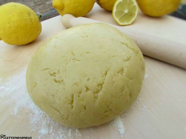 Pasta frolla al limone senza burro