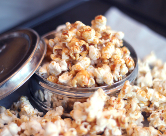 Caramel popcorn and a movie!