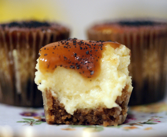 Cheese Cake Muffins mit Salzkaramell