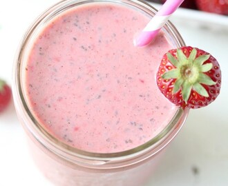 Metabolism Boosting Strawberry Smoothie (Video)